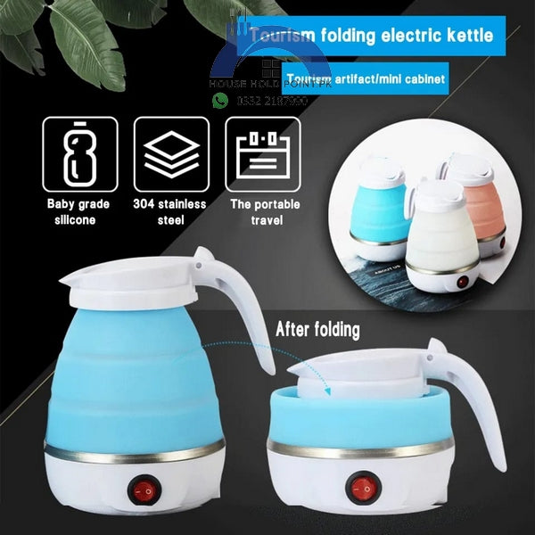 Folding Electric Travel Mini Kettle 600W