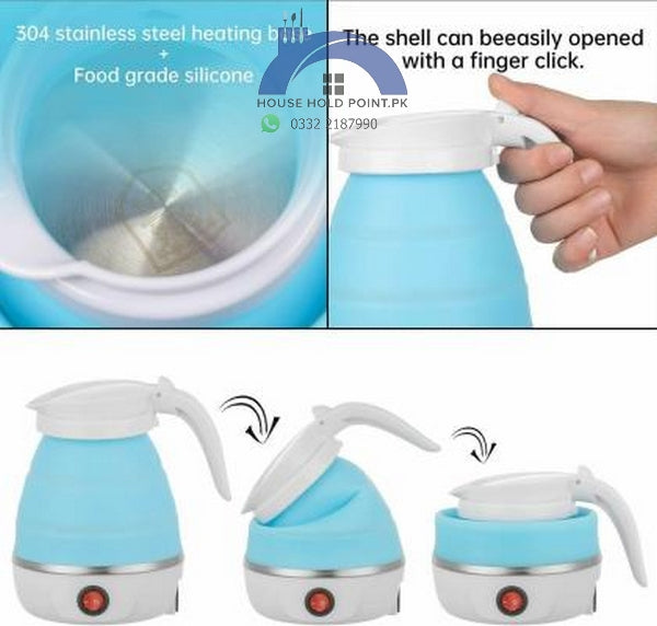 Folding Electric Travel Mini Kettle 600W