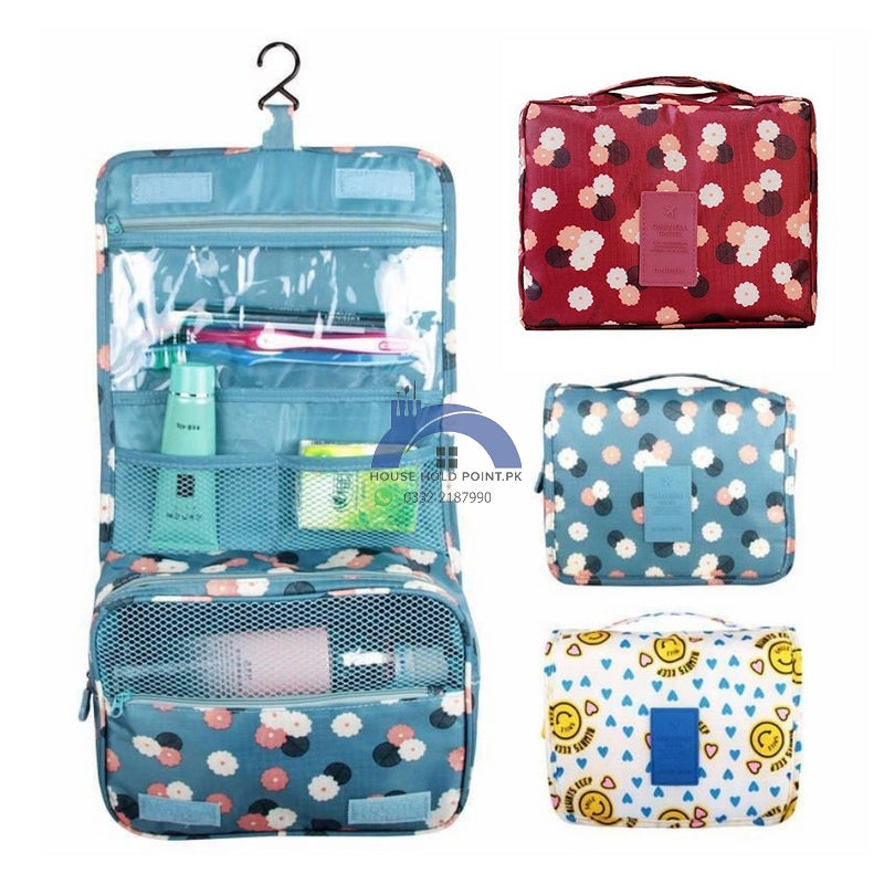 Hanging Travel Toiletry & Cosmetic Pouch Default Title