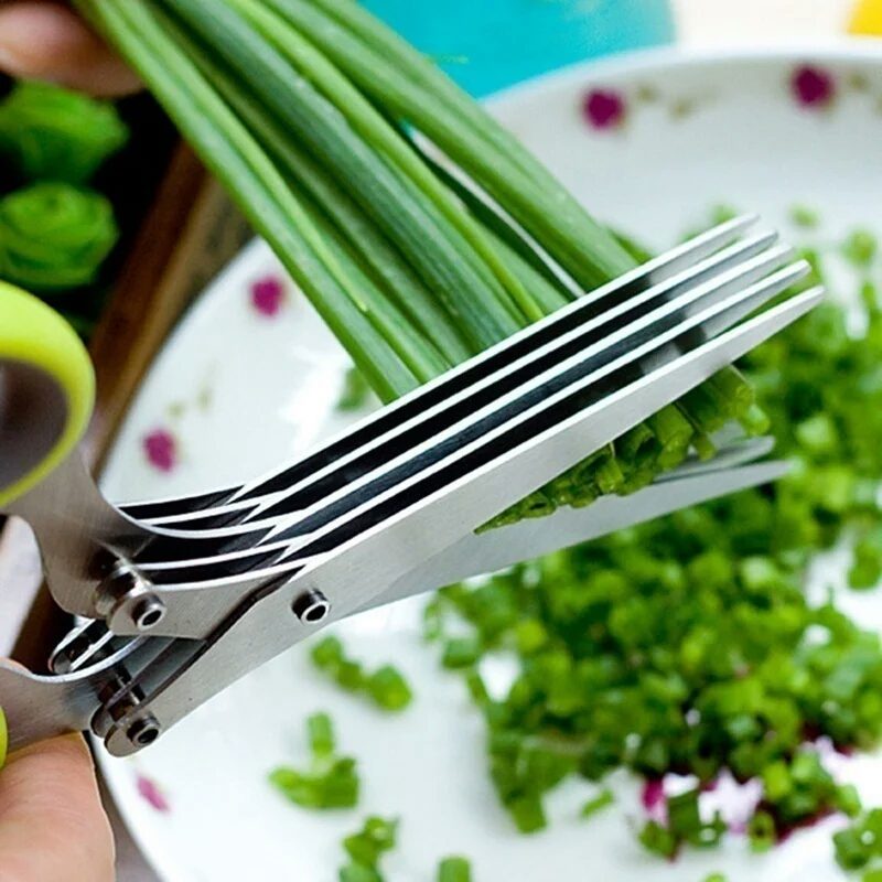 5 Layer/ Blades Multi Herb Scissors