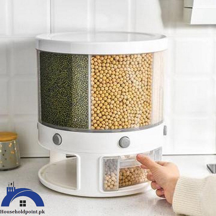 6 in 1 Revolving Cereal Dispenser 10KG Default Title