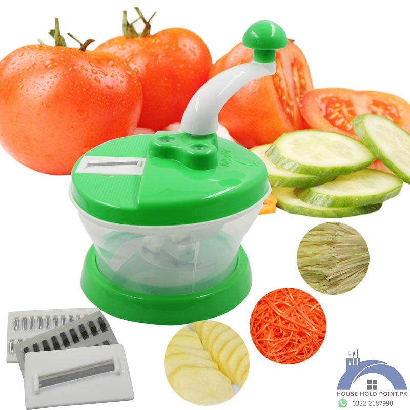 Manual Vegetable Chopper & Slicer Default Title