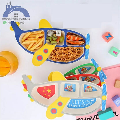 Melamine Baby Feeding Dish Airplane