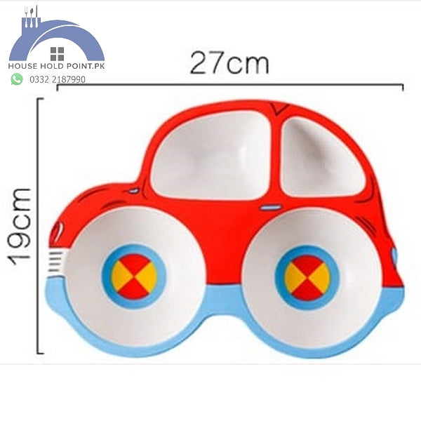 Melamine Baby Feeding Dish Car