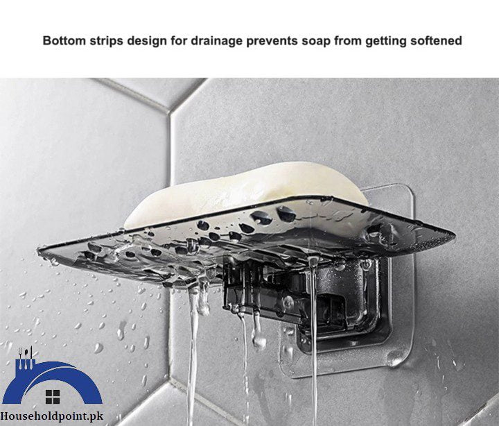 Stick On Acrylic Soap Dish New