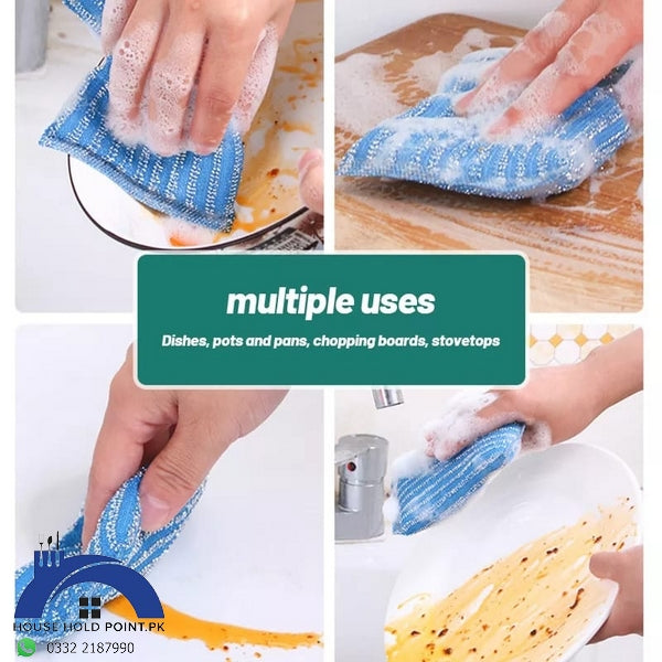 Scrubber Sponge Pads (Pack Of 4) – House Hold Point