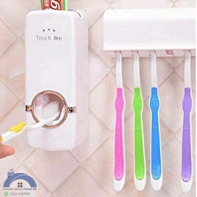 Toothpaste Dispenser With Brush Holder Default Title