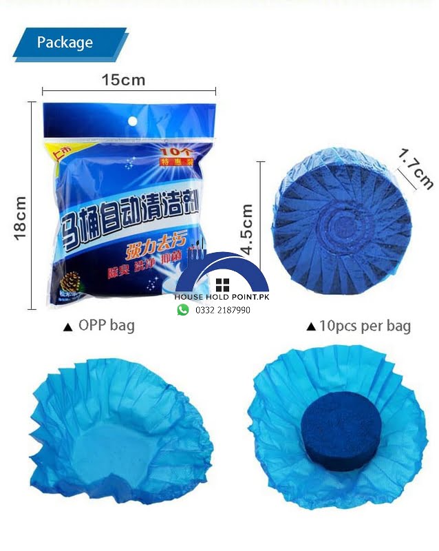 Flush Toilet Cleaner Tablets 20Pcs