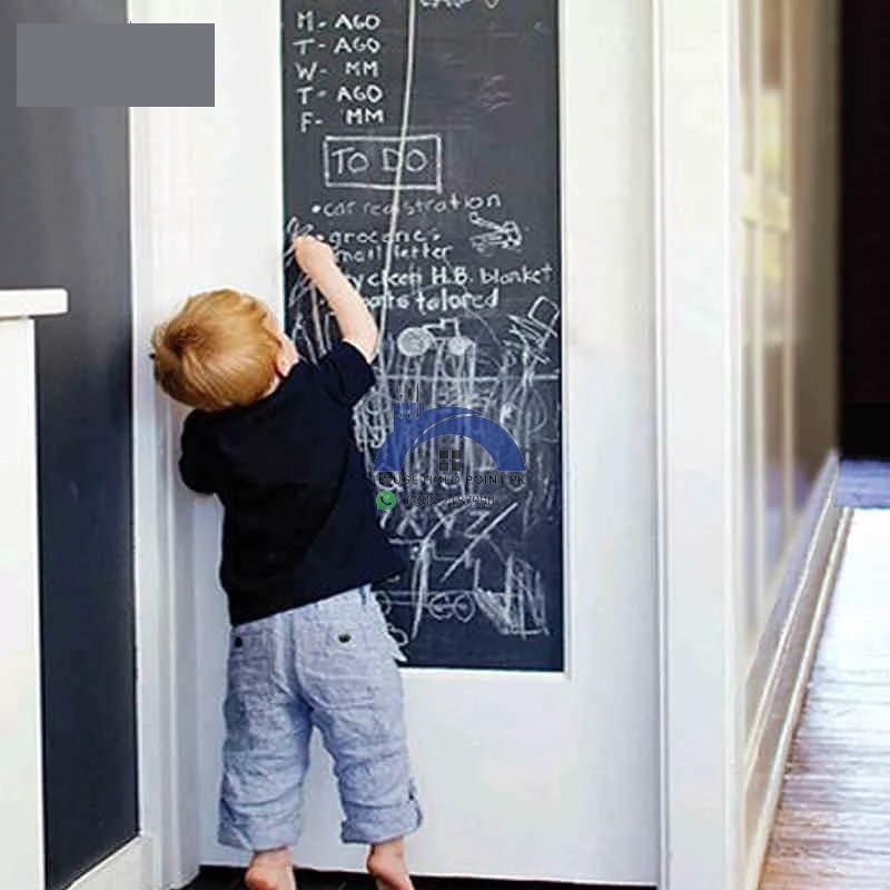 Stick On Blackboard With Chalks