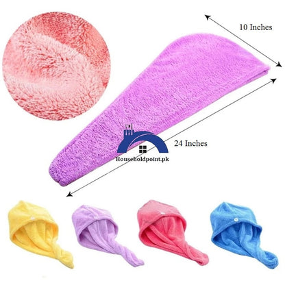 Head Towel (Hair Drying) (Pack Of 3)