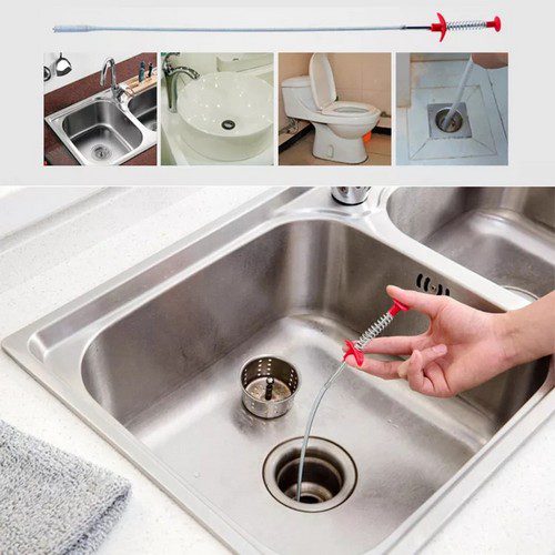 Sink Pipe Blockage Remover Wire