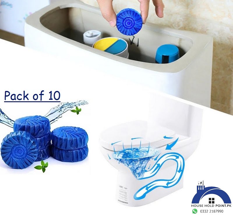 Flush Toilet Cleaner Tablets 20Pcs Default Title