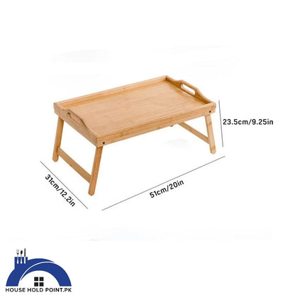 Folding Bamboo Bed Table