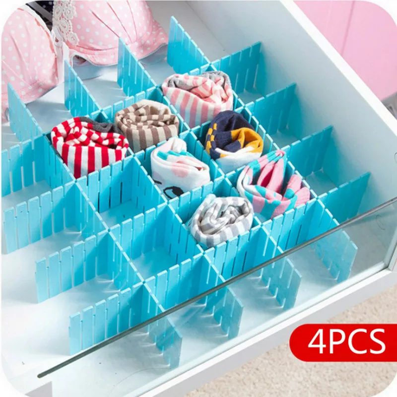 Drawer Dividers Adjustable Strips (Pack Of 4 Strips) Default Title