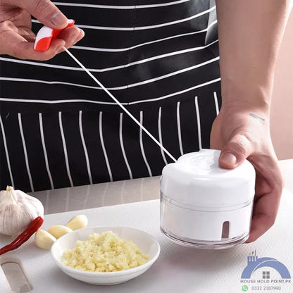 Mini Garlic String Chopper