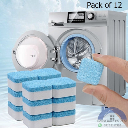 Washing Machine Cleaning Tablets Pack of 12 Default Title